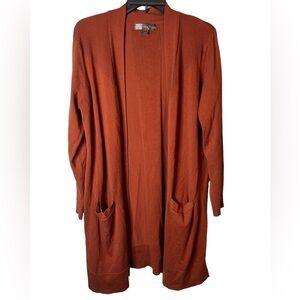 Alexander & Oak Open Front Long Sweater Cardigan with pockets